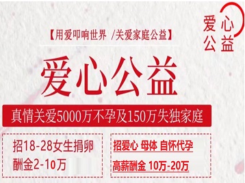 秀山捐卵助孕生子 爱心志愿者招募